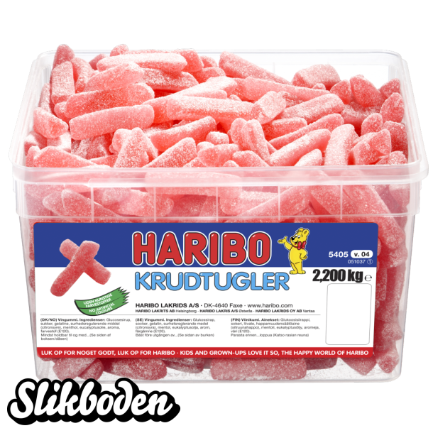 Haribo krudtugler 2,2 kg 458 stk.