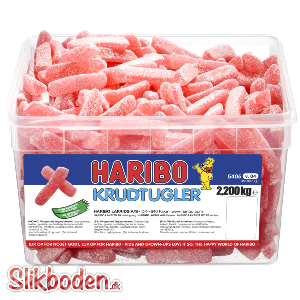 Haribo krudtugler 2,2 kg 458 stk.