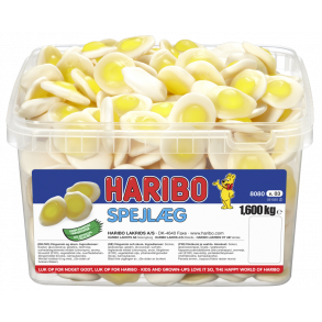 Haribo spejlg 1,6 kg. ca. 421 stk.