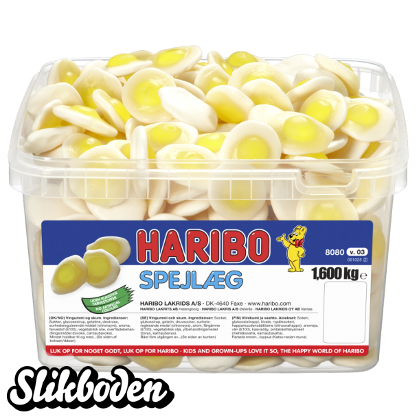 Haribo spejl�g 1,6 kg. ca. 421 stk.
