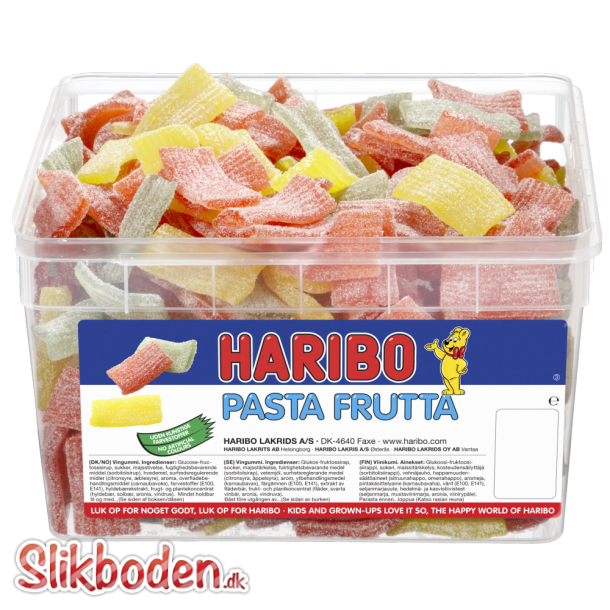 Haribo pasta frutta 2 kg. ca. 500 stk