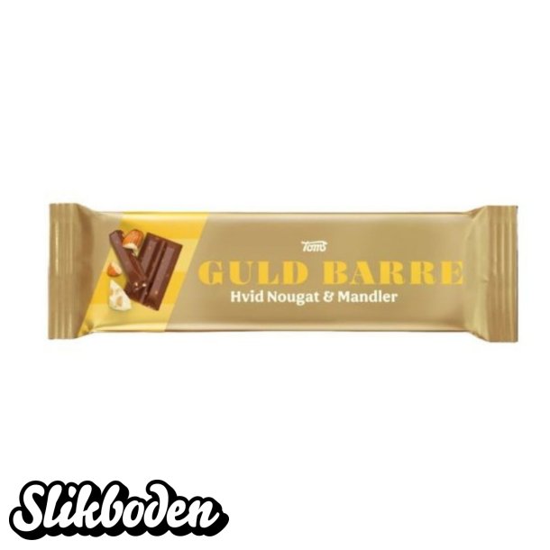 Toms Guld Barre Hvid Nougat og Mandler � 30 � 45 g