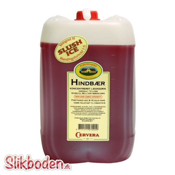 Saft Klvergaard hindbr 10 l