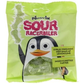 Pingvin Sour Racerbiler 30 x 120 g.