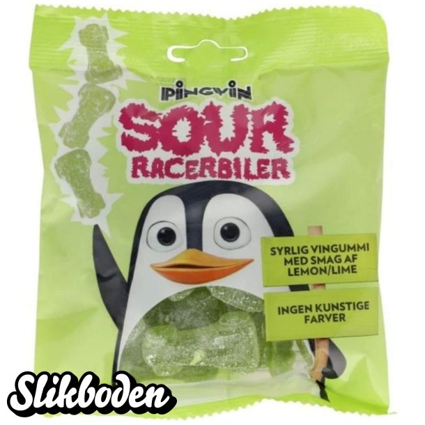 Pingvin Sour Racerbiler 30 x 120 g.