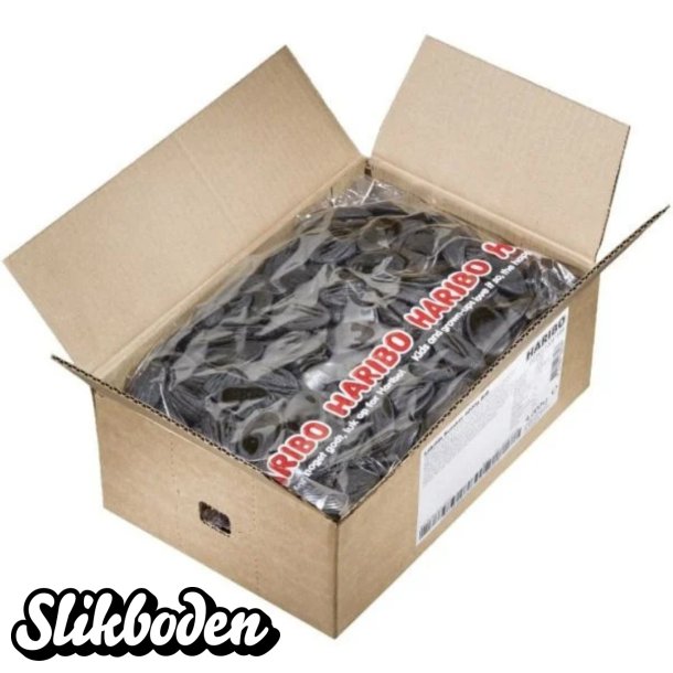Haribo Lakrids Svesker 4 kg ca. 470 stk.