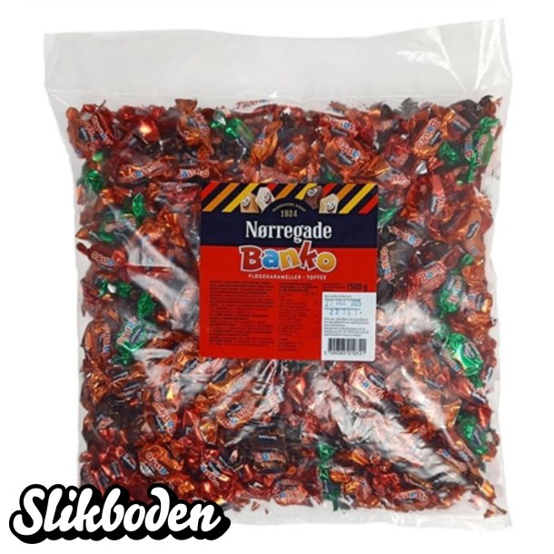 N�rregade Banko Fl�dekarameller 1500 g