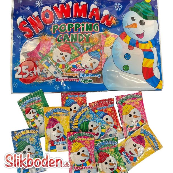 Snowman Popping Candy 1 x ca. 26 poser