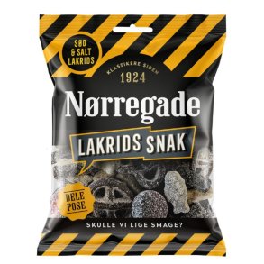 N�rregade Lakrids Snak 1 x 160 g