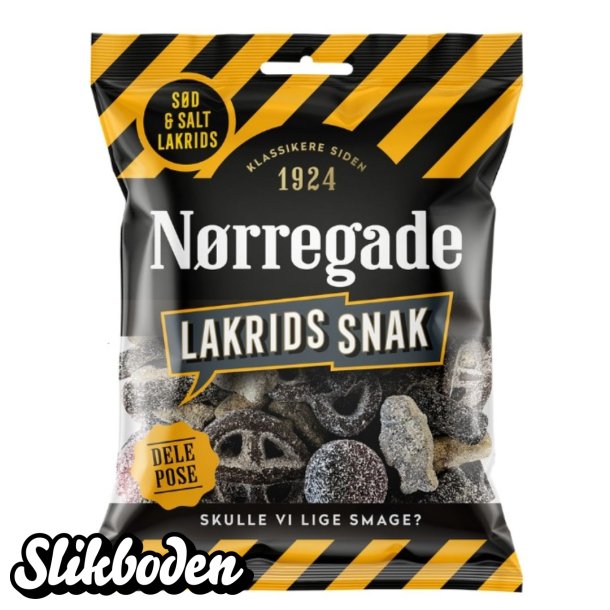 N�rregade Lakrids Snak 1 x 160 g