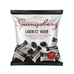 Spangsberg Lakritz Noir bolsjer 1 x 150 g