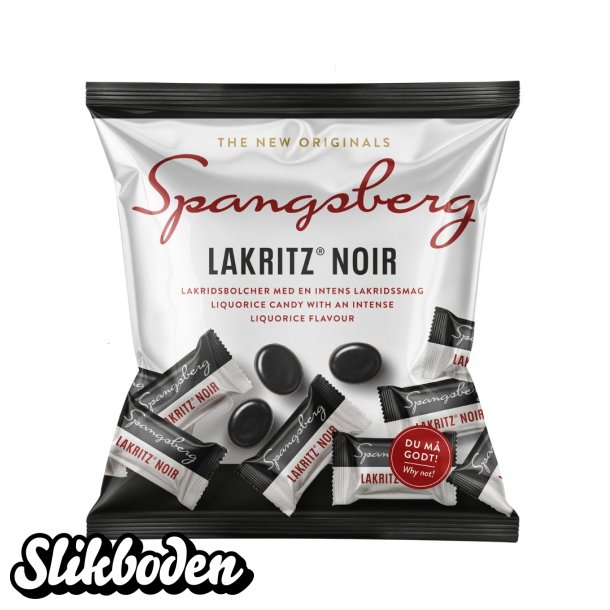 Spangsberg Lakritz Noir bolsjer 1 x 150 g