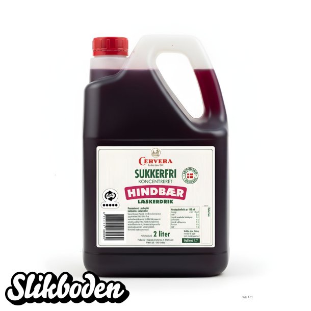 Sukkerfri Hindb�r L�skedrik 2,0 l 