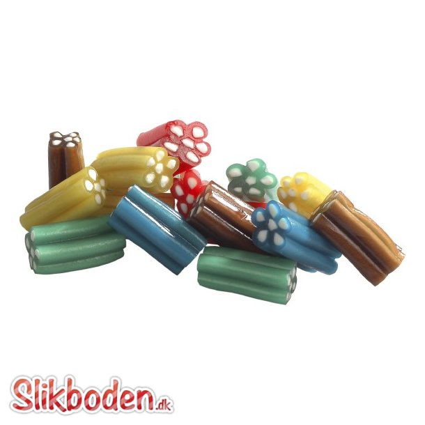 Regnbue sekslbere 1 kg i pose ca. 200 stk.