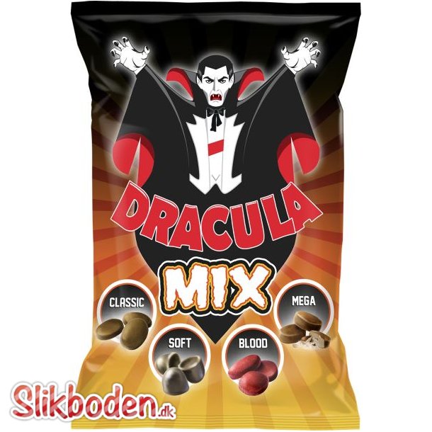 halvleder uberørt mord Dracula Mix 180 g 1 stk. - Diverse posevarer - Slikboden ApS