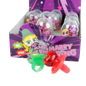 Amazing girls Marry Me ring 1 x 12 stk