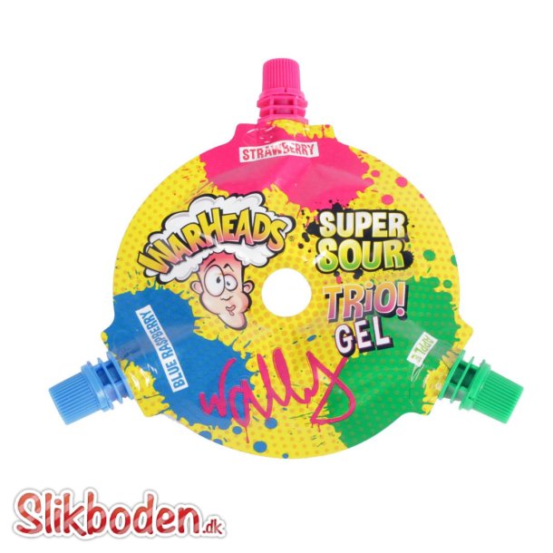 Warheads super sour trio gel 24 x  51 g