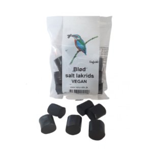 Bl�d saltlakrids-stykker Vegan 1 x 80 g
