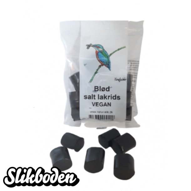 Bl�d saltlakrids-stykker Vegan 1 x 80 g
