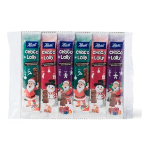 Chokolade Julemand p� pind 1 x 6 stk. 90 g