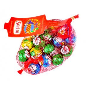 Julenet med massive julekugler 80 g