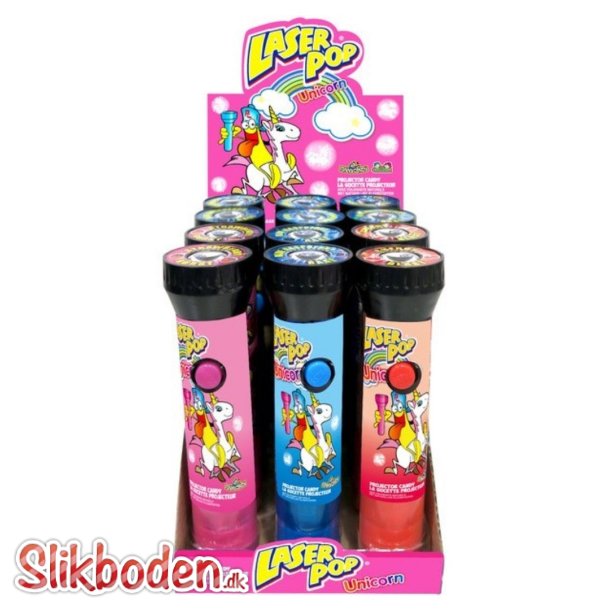 Laser Pop Unicorn 12 stk.
