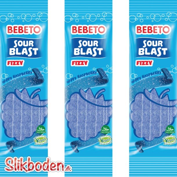 BEBETO Fizzy Sticks Rapsberry 1 x 180 g