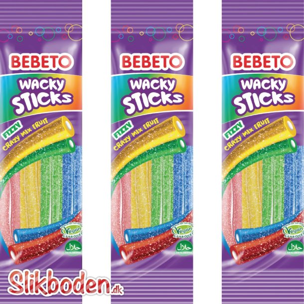 BEBETO Wacky Sticks Crazy Mix Fruit  1 x 180 g