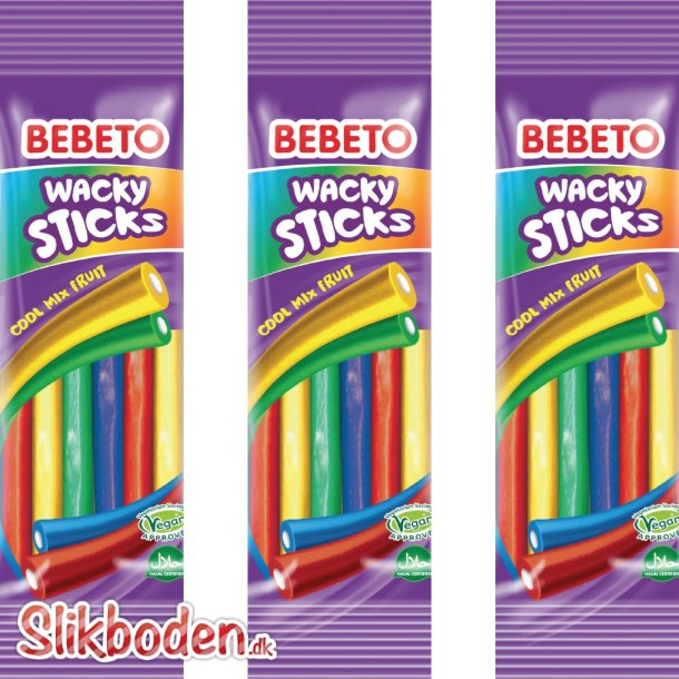 BEBETO Wacky Sticks Cool Mix Fruit 1 x 180 g