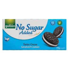 Gullon Sukkerfri Twins Cocoa 1 x 210 g