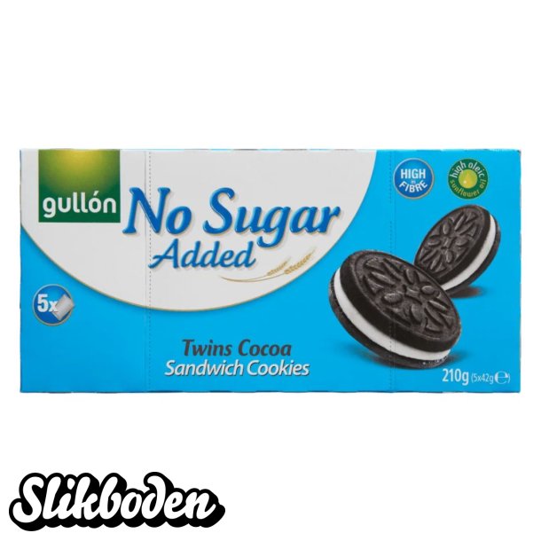 Gullon Sukkerfri Twins Cocoa 1 x 210 g