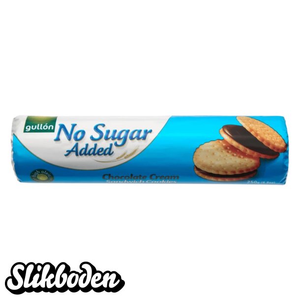 Gullon Sukkerfri Chocolate Cream Sandwich Cookies 1 x 250 g