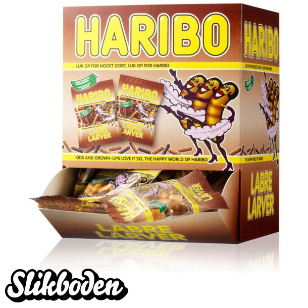 Haribo Labre larver ca. 100 poser