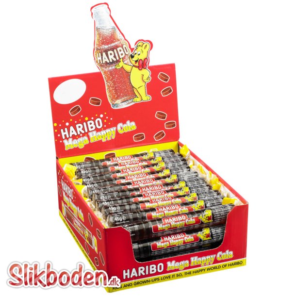 Haribo Mega Roulette Happy Cola 40 stk