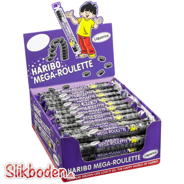 Haribo Mega Roulette Lakrids 40 stk