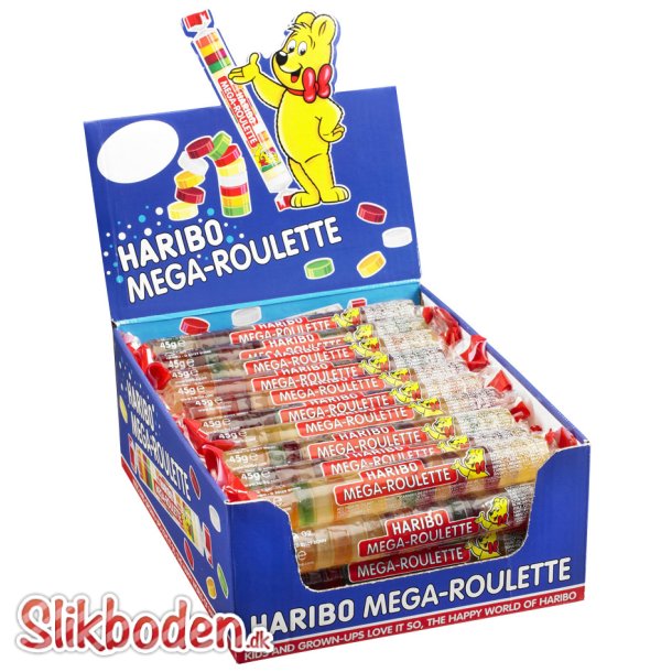 Haribo Mega Roulette Vingummi 40 stk