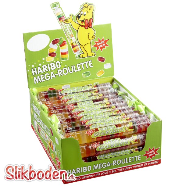 Haribo Mega Roulette Sour 40 stk