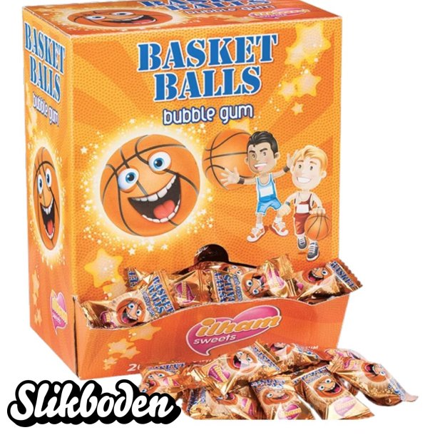 Basketball Bubblegum tuttifrutti  200 stk.