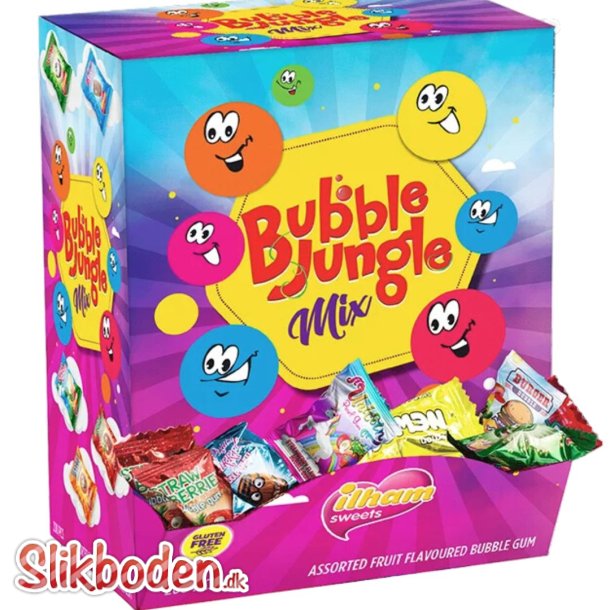 Jungle Bubblegum bl.frugtsmag 200 stk. Glutenfri