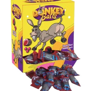 Donkey Balls Bubblegum  200 stk. Glutenfri