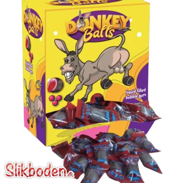 Donkey Balls Bubblegum  200 stk. Glutenfri