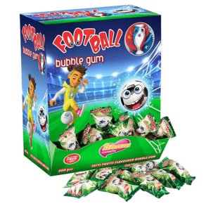 Football Bubblegum tuttifrutti  200 stk.
