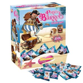 Pirate Barrel Bubblegum Cola  200 stk. Glutenfri