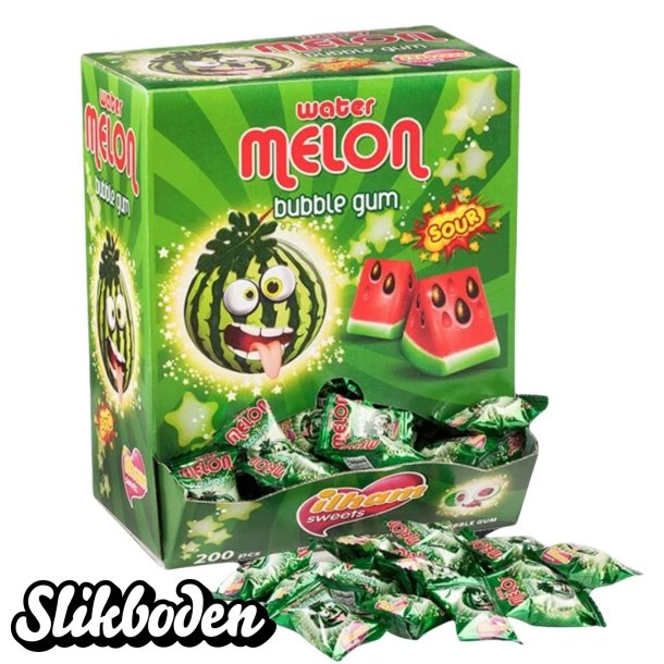 Water Melon Bubblegum 200 stk.