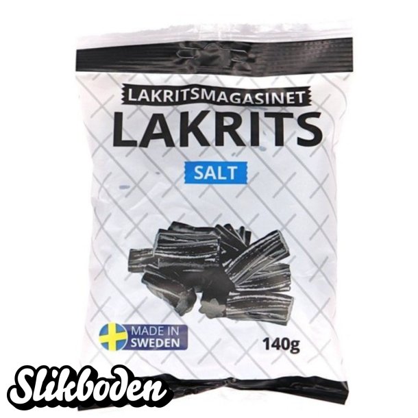 Lakrits Salt fra Lakritsmagasinet 1 x140 g