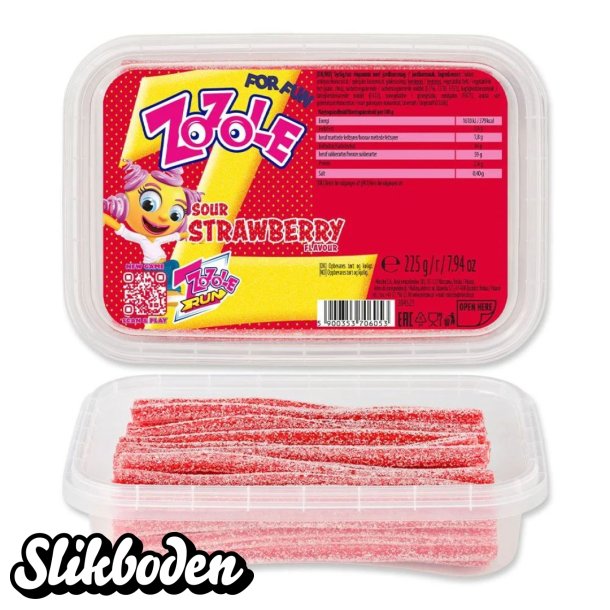 Zozole Sour Strawberry Jellies 1 x 225 g
