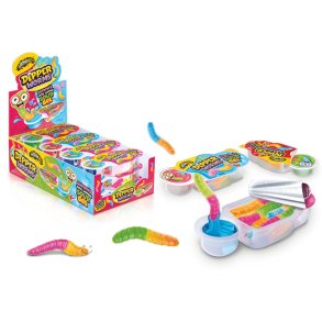 J Dipper Worms Gummy & Gel 12 stk.