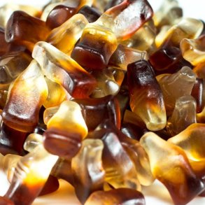 Nordthy Mini Cola flasker ca. 640 stk. 3 kg. i pose