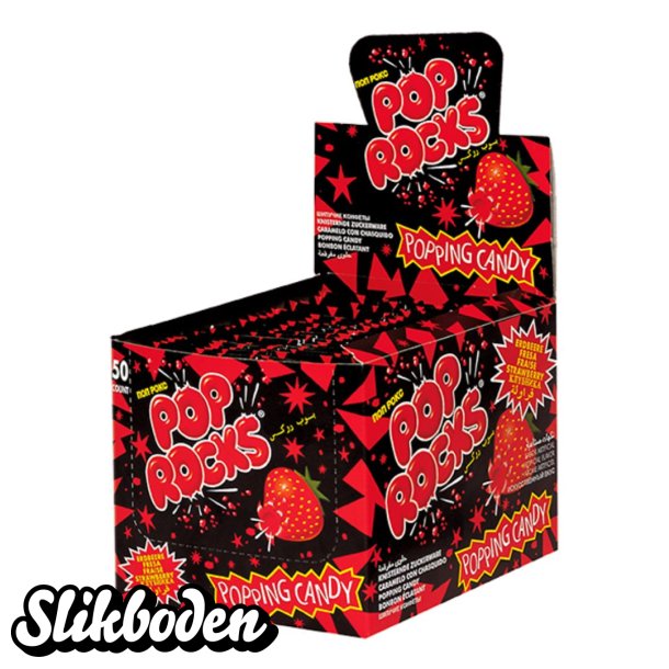 Pop Rocks Strawberry 50 x 7 g