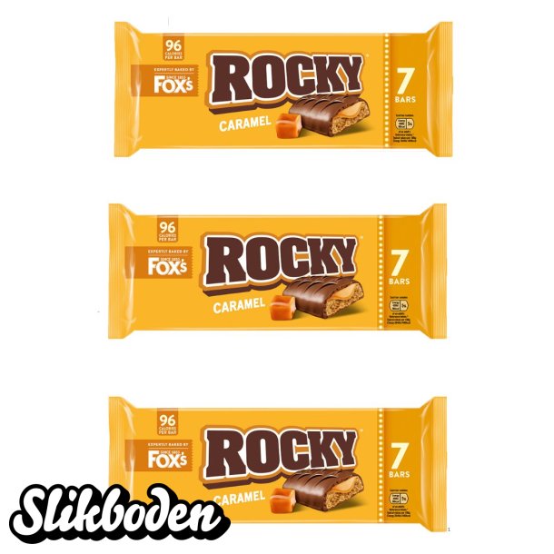 Rocky Caramel Bar 7x19,5g